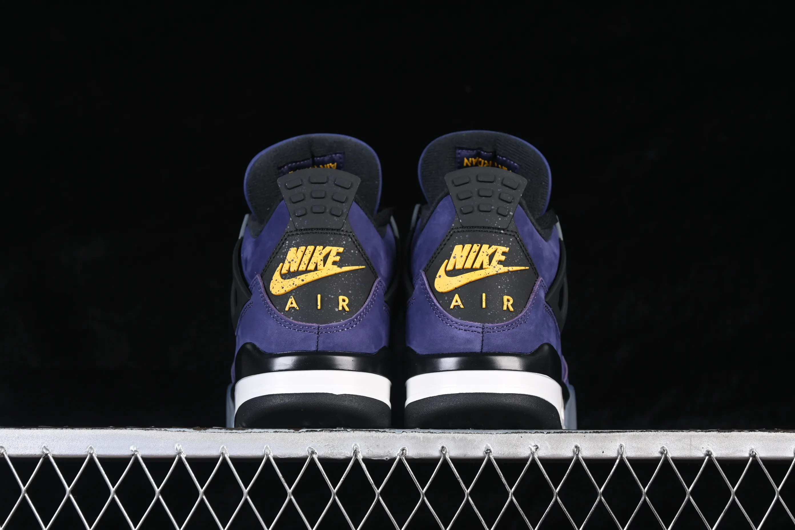 All categories Air Jordan Jordan series basketball shoes Air Jordan 4 Air Jordan 4 Retro "Lakers" AJ4 Joe 4 Lakers Purple Gold FV5029-500